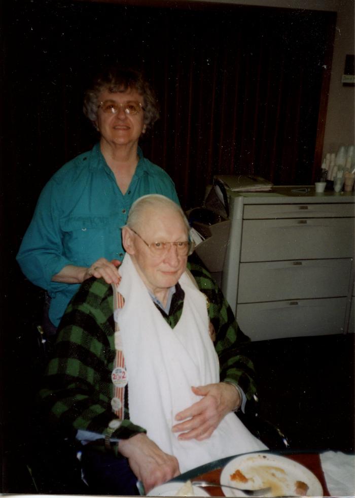 Donald Weber and Vi Handy
