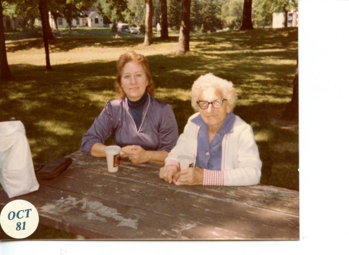 Mary Weber with Friend