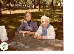Mary Weber with Friend