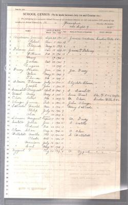 Cahill School Census