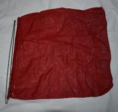 Warning Flag Indicating Defective Equipment