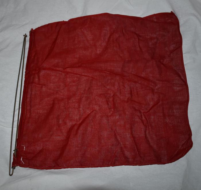 Warning Flag Indicating Defective Equipment