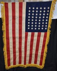 American flag from American Legion Junior Auxiliary
