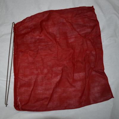 Warning Flag Indicating Defective Equipment