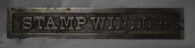 Stamp Window from Post Office