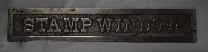 Stamp Window from Post Office