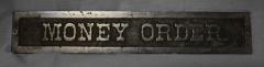 Money Order Sign from Post Office