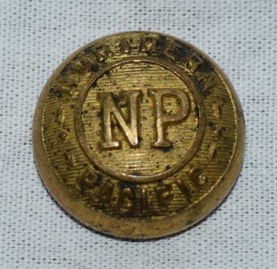 Northern Pacific Railway Button Cover for St. Paul Winter Carnival
