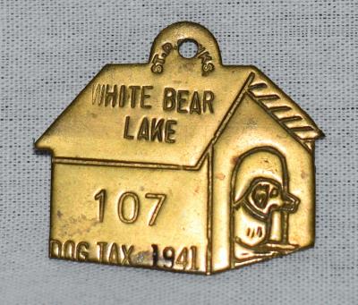 White Bear Lake Tag for Dog Collar