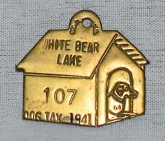 White Bear Lake Tag for Dog Collar