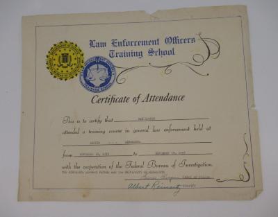 Attendance Certificate
