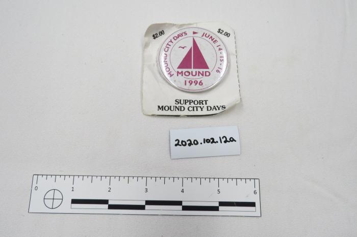 Mound City Days Button 1996