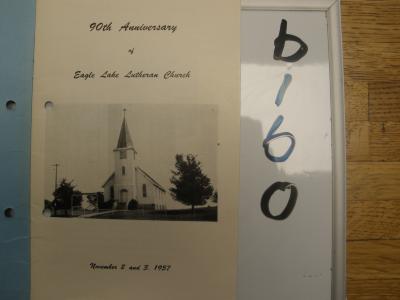 Eagle Lake Lutheran Church, 90th Anniversary (2 copies)