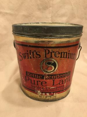 Swift's Premium Pure Lard Can, 4 lbs