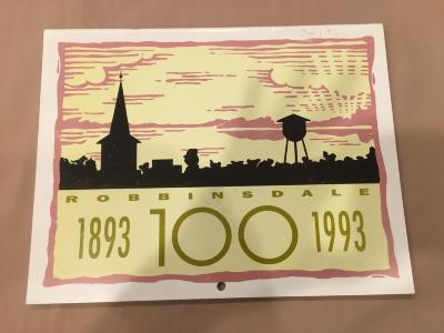 "Robbinsdale 100: 1893 - 1993" Calendar