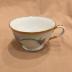 Teacup and Tea Plate, with Pansies