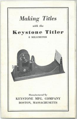 Making Titles with the Keystone Titler