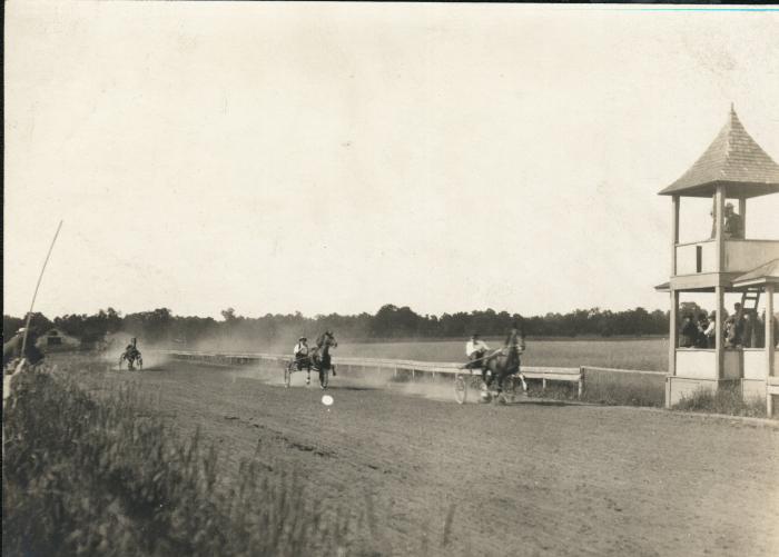 Horse Race at Anoka County Fair Racetrack