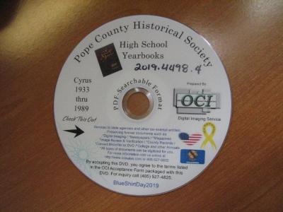 Cyrus High School Yearbooks 1933 through 1989