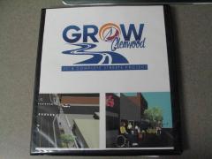 Binder of documents from Glenwood's 2018 Complete Streets Project