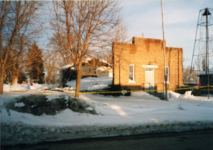 Collapse of the Farwell Town Hall