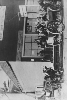 Mallard Stores, Harry Sinker's store on a busy day. 