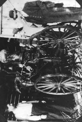 Fire engine, 1906, steam powered. 