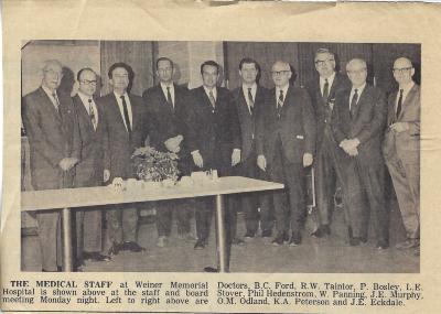 Medical Staff at Weiner Memorial