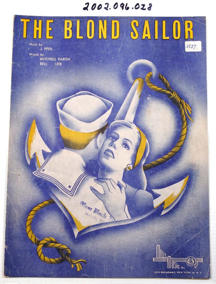  Sheet music   Blond Sailor, The