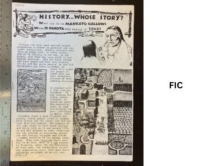 “History - Whose Story ?,” no date given