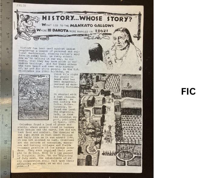 “History - Whose Story ?,” no date given