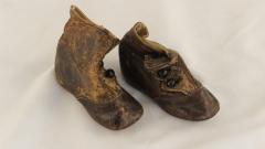 Pair of leather children's shoes