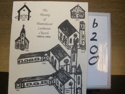 The History of Mamreland Lutheran Church 1869-1994