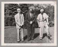 Groundbreaking for Danebo North Wing Expansion -  black and white photograph.