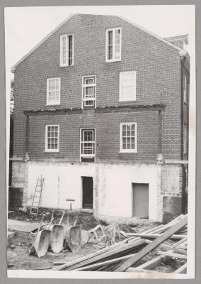 Photograph - View of North side of Danebo Under Construction