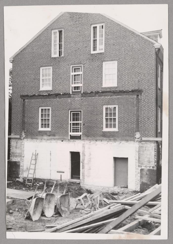 Photograph - View of North side of Danebo Under Construction