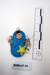 Baby with Star Christmas Ornament
