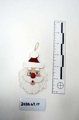 Santa Head Christmas Ornament