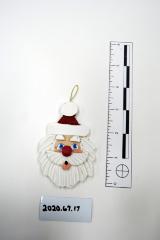Santa Head Christmas Ornament