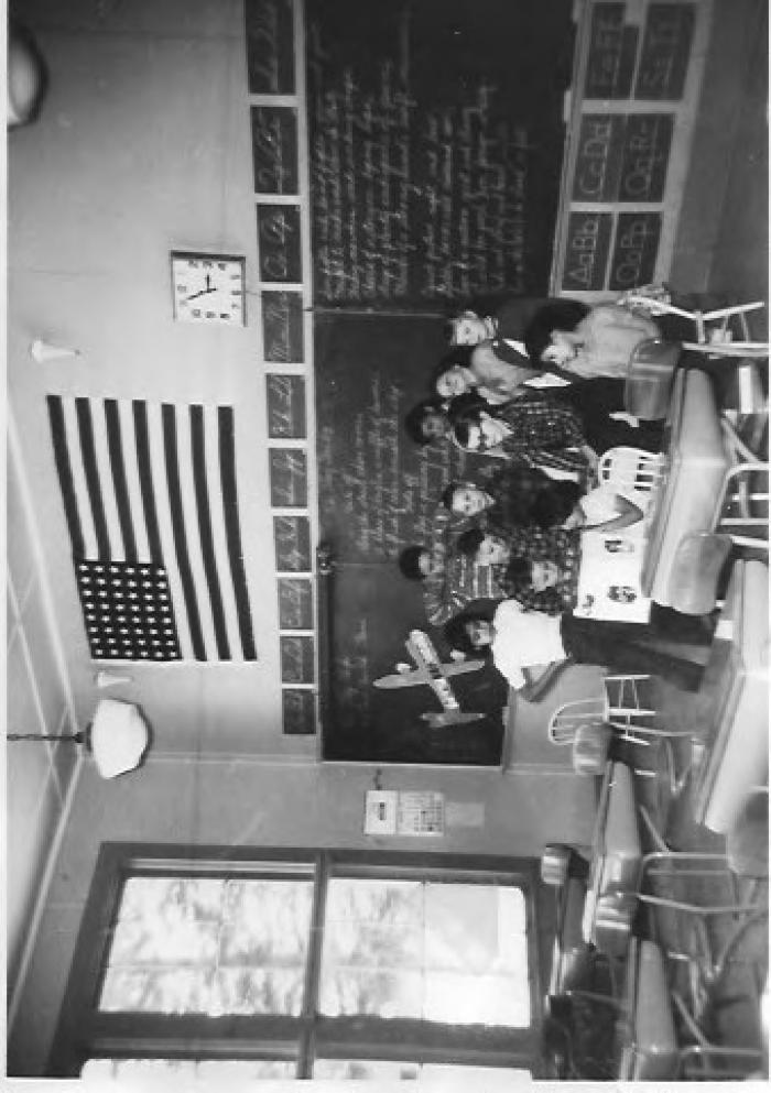 School District 41: Ebro, Children in Classroom, 1958