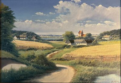 Painting - Danish Countryside
