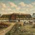 Painting - Danish Farmyard with chickens