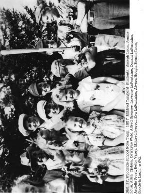 School Dist. 17: Woodside School, Nora Twsp. Mildred Tangjerd's Students, 1937