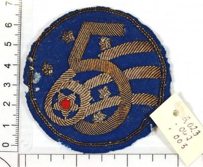 5th Air Force bullion patch