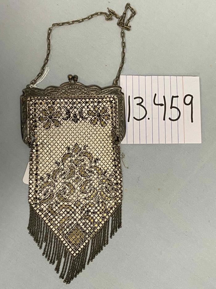 Enamel Mesh Evening Bag 1920's