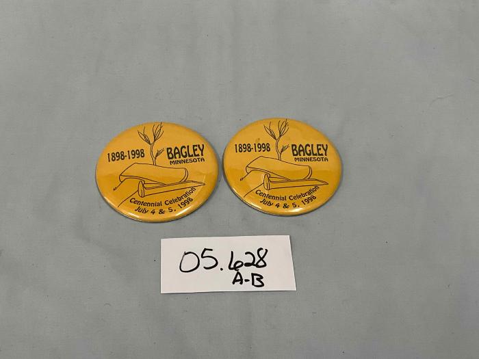 Bagley Centennial Buttons 1998