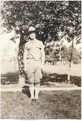 Archie Rither in WWI Uniform