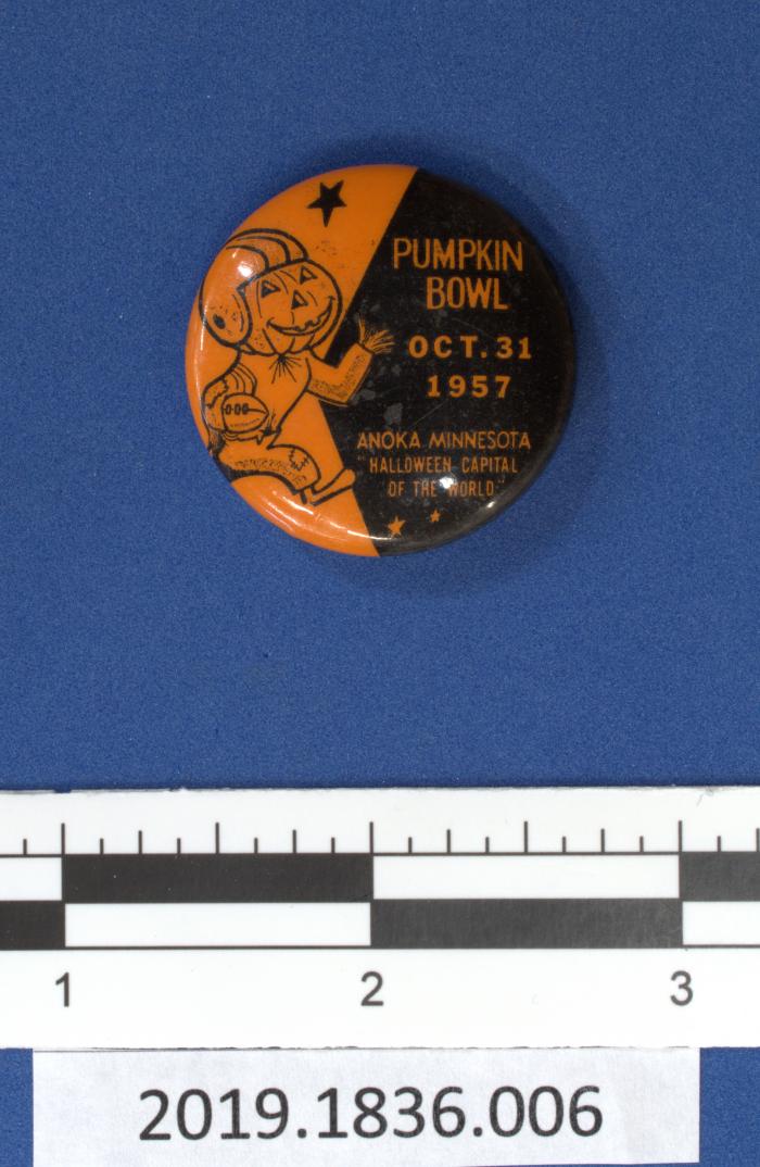 1957 Anoka Halloween Button 