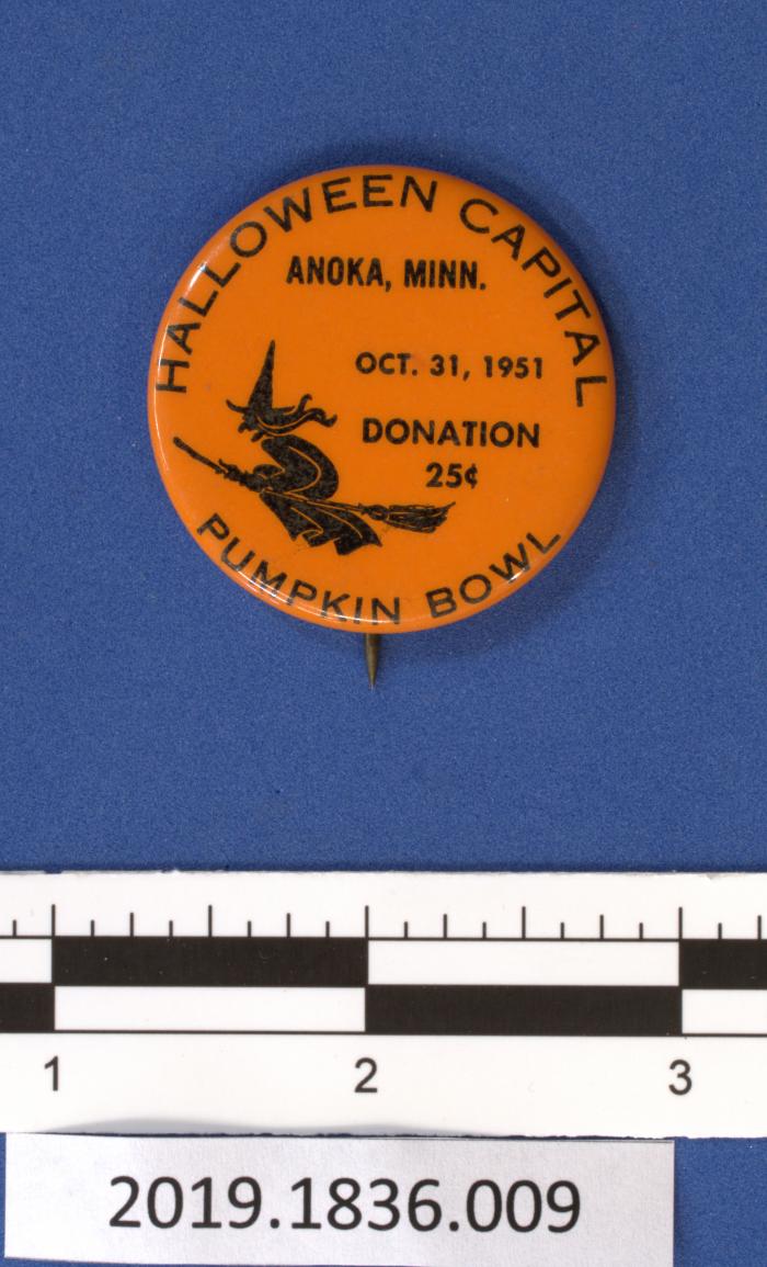 1951 Anoka Halloween Button 