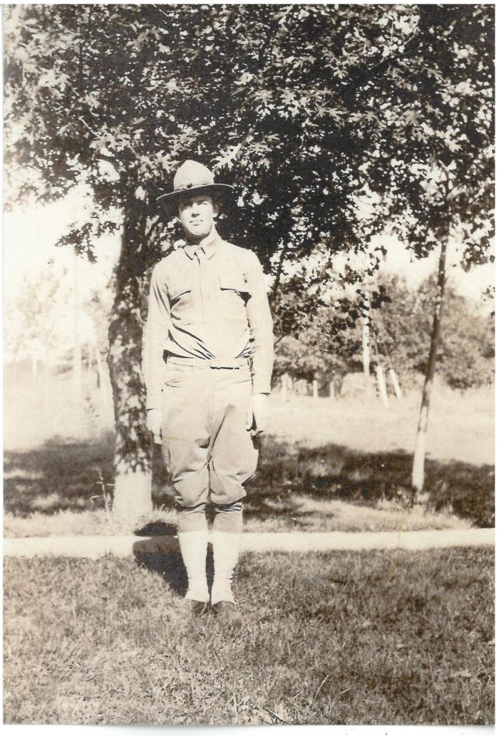Archie Rither in WWI Uniform